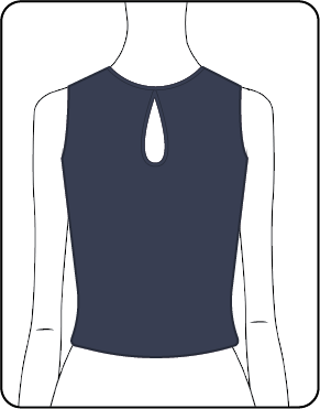 Keyhole Neckline