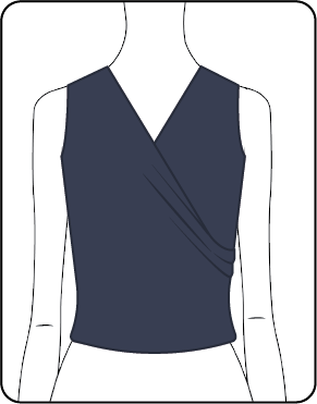 Surplice Neckline