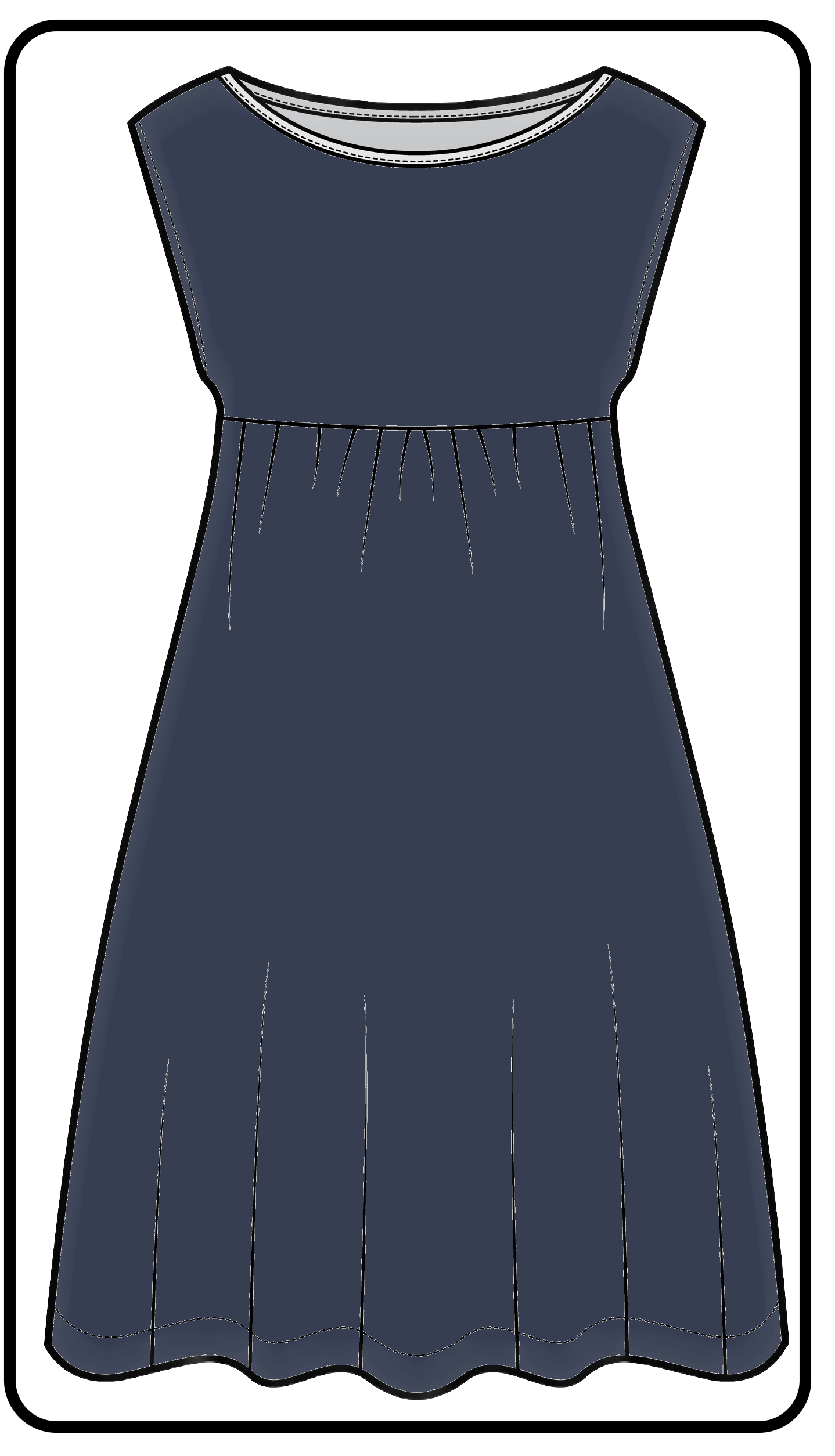 empire wist dress