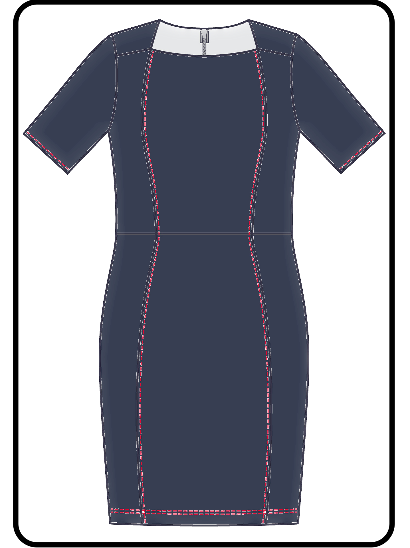 princess seam dress