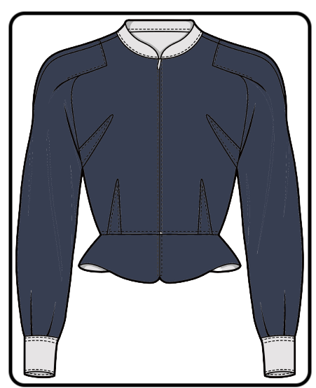 peplum jacket