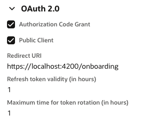 NetSuite Integration Record settings for Authorization Code Grant with PKCE