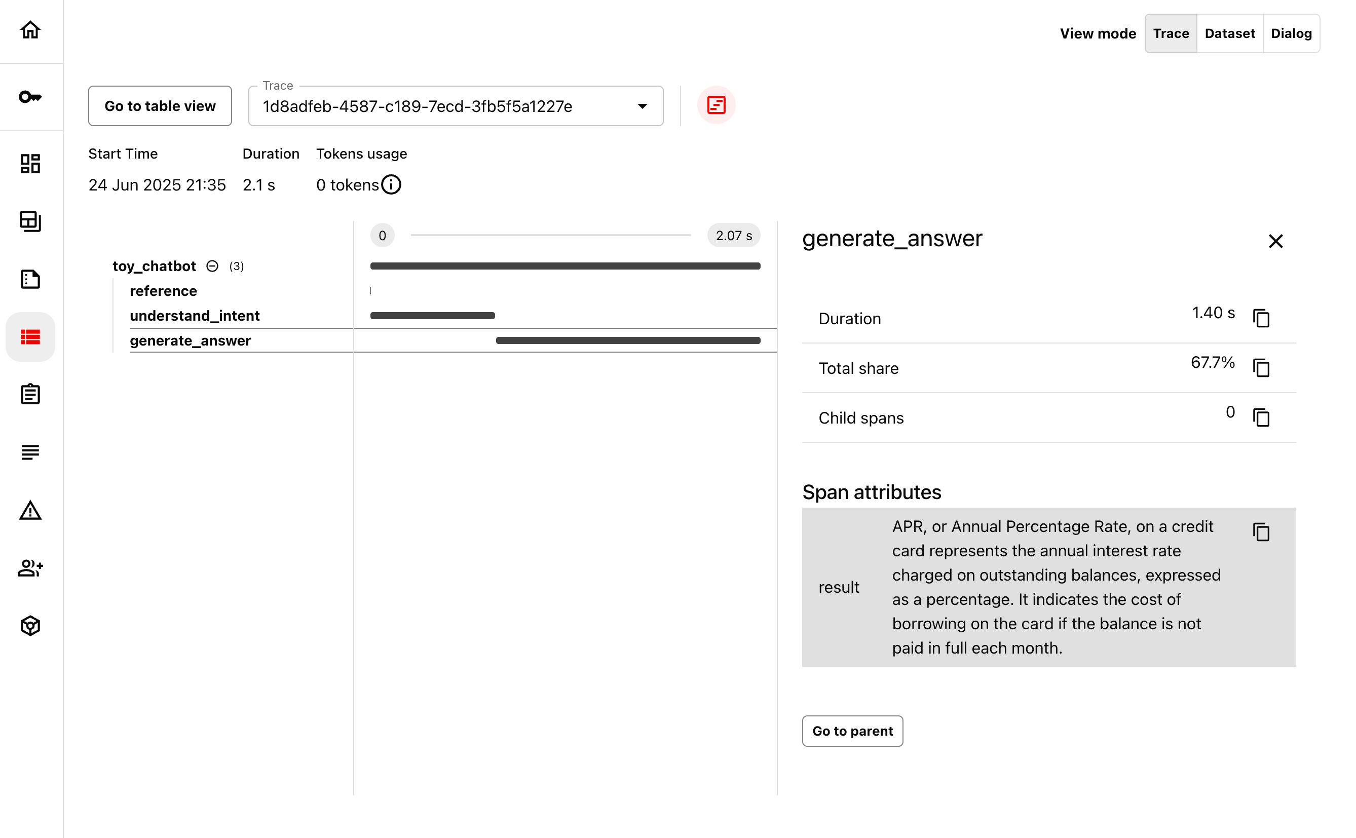 RAG tracing with Evidently Cloud