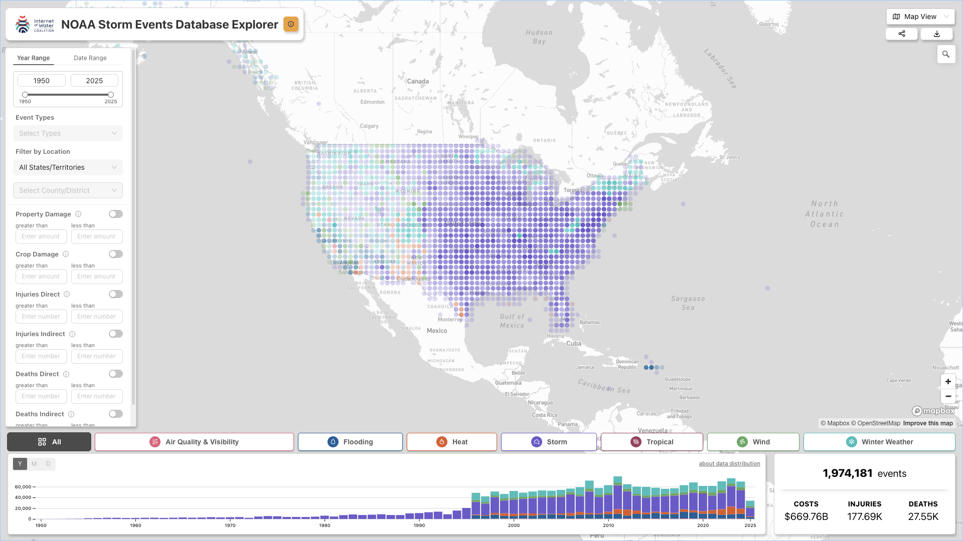 Storm Events Database: Unlocking 1.9 Million US Severe Weather Events from 1950-Present