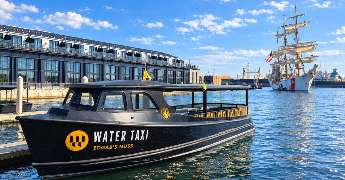 Edgar's Muse, an Anthem class boat, docked by the Pendry