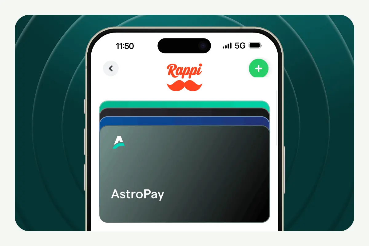Paga en Rappi con tu cuenta AstroPay
