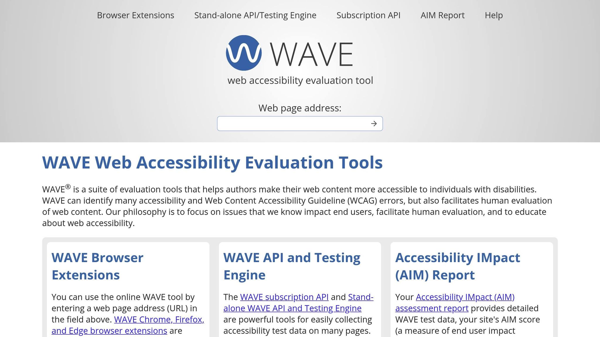 WAVE Tool