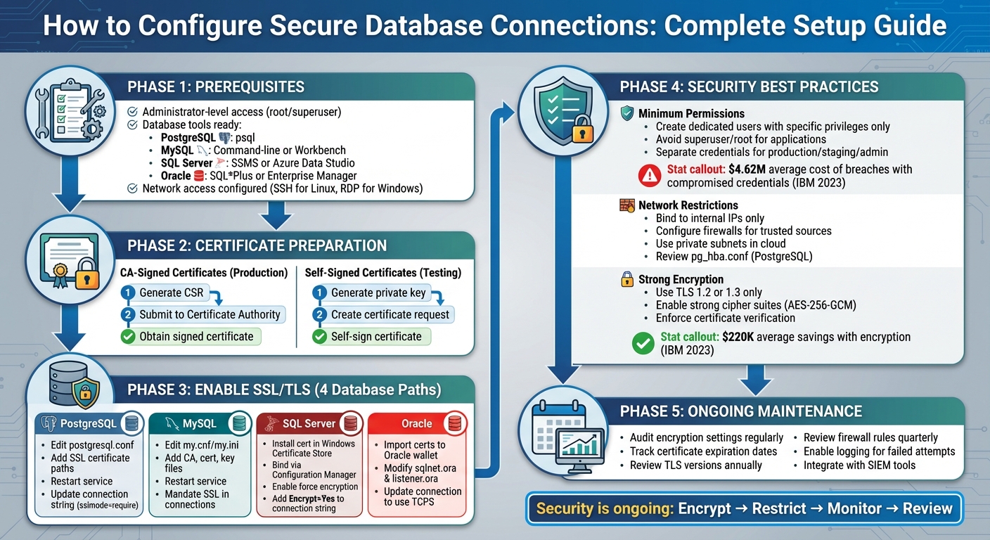Step-by-Step Guide to Configuring Secure Database Connections with SSL/TLS