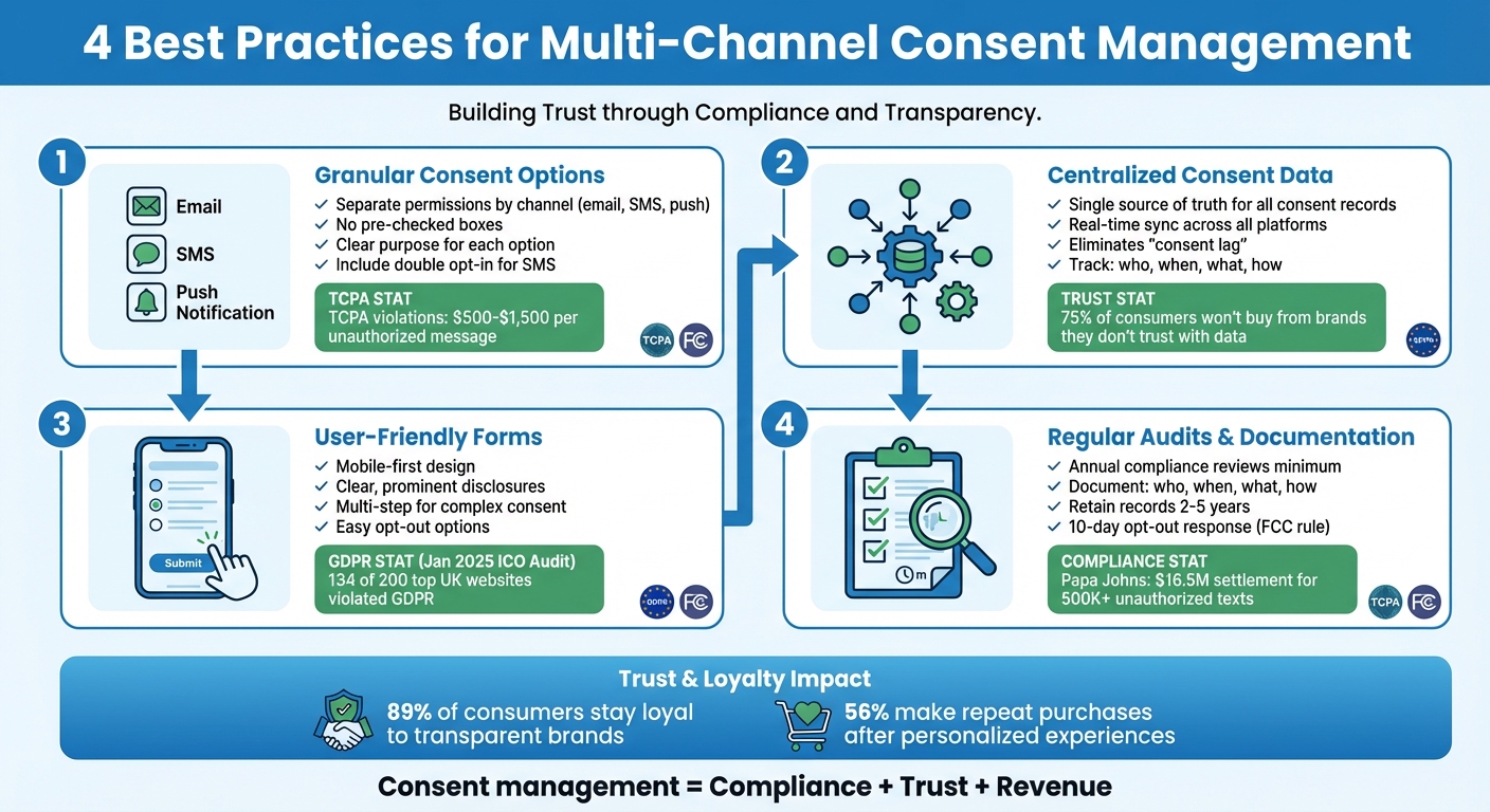4 Best Practices for Multi-Channel Consent Management Compliance