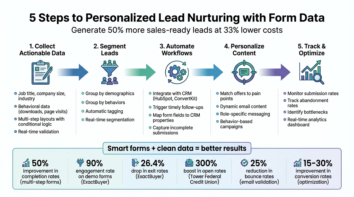 5-Step Process for Using Form Data in Personalized Lead Nurturing