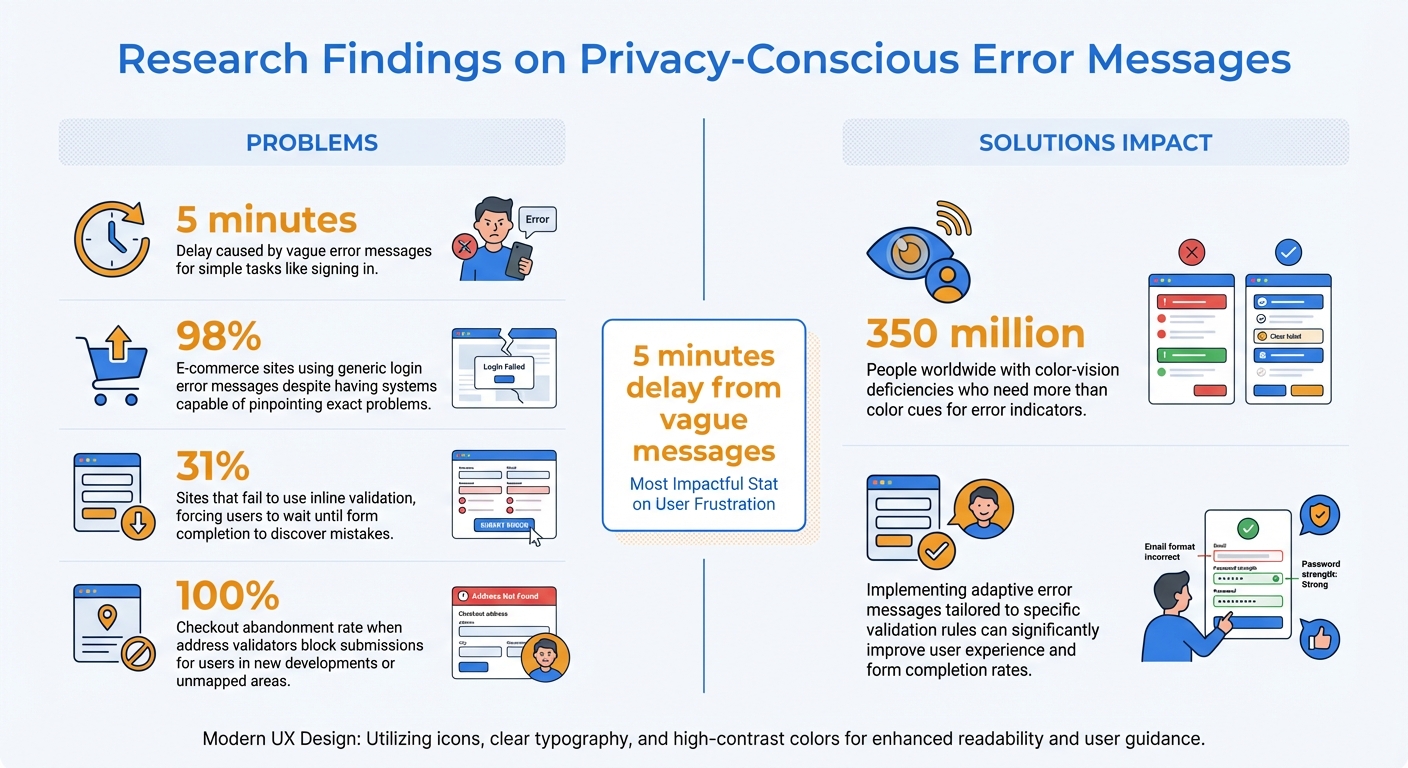 Privacy-First Error Messages: Key Statistics and Impact on User Experience