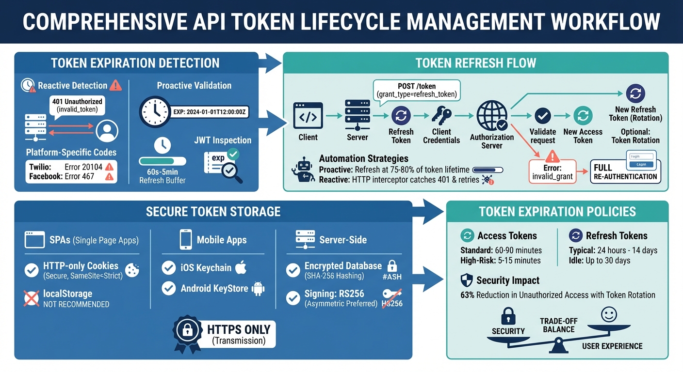 Complete API Token Lifecycle Management Workflow