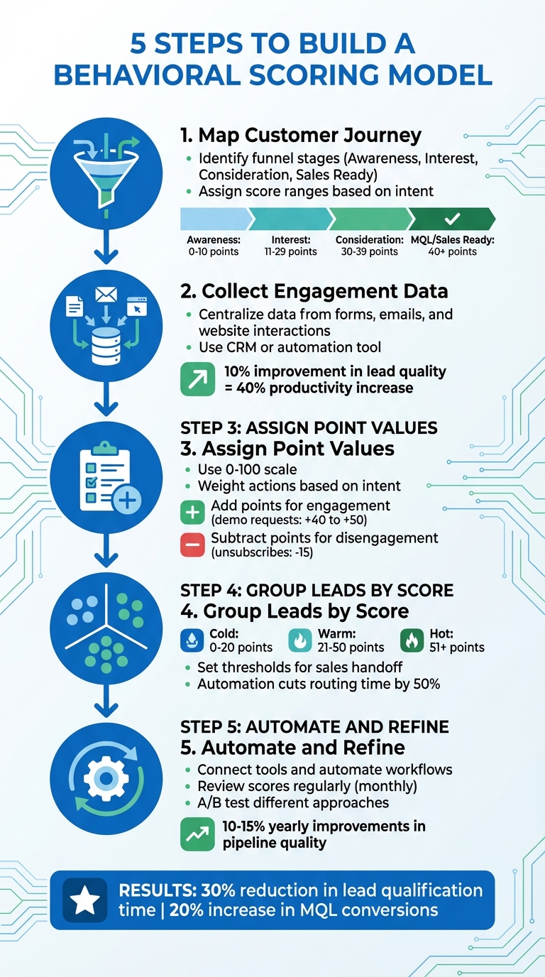 5 Steps to Build a Behavioral Scoring Model for Lead Qualification
