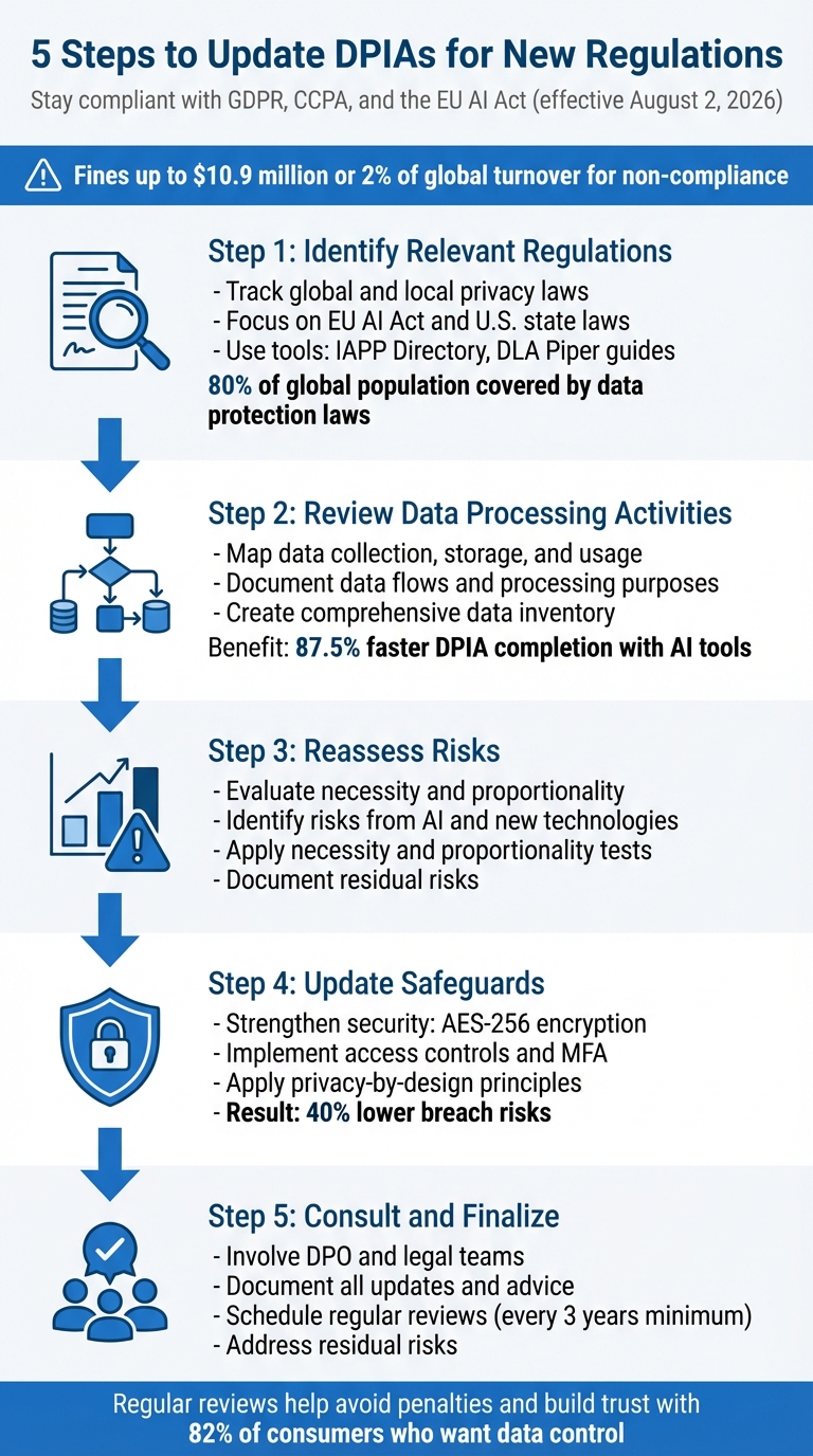 5 Steps to Update DPIAs for New Privacy Regulations
