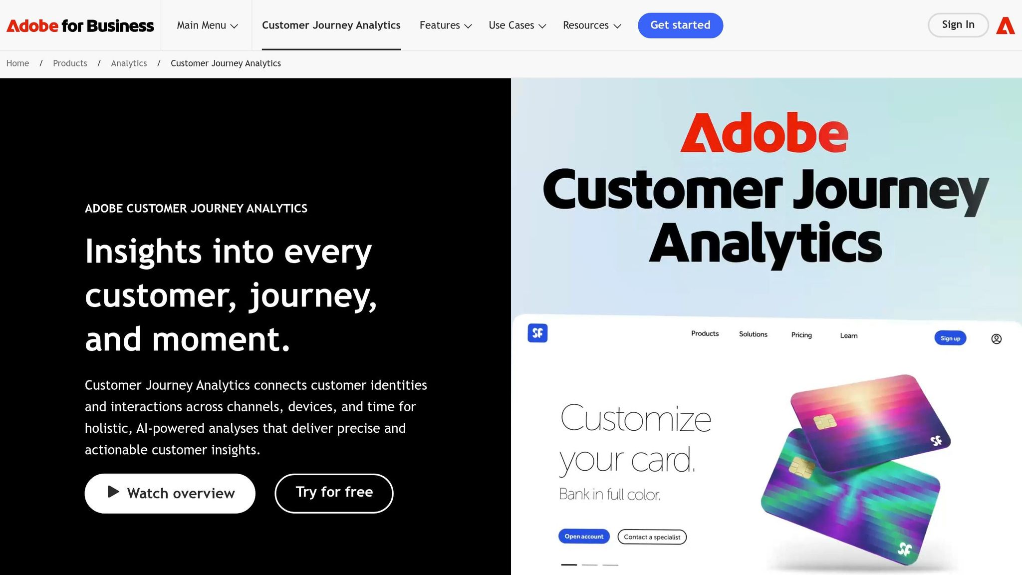 Adobe Customer Journey Analytics