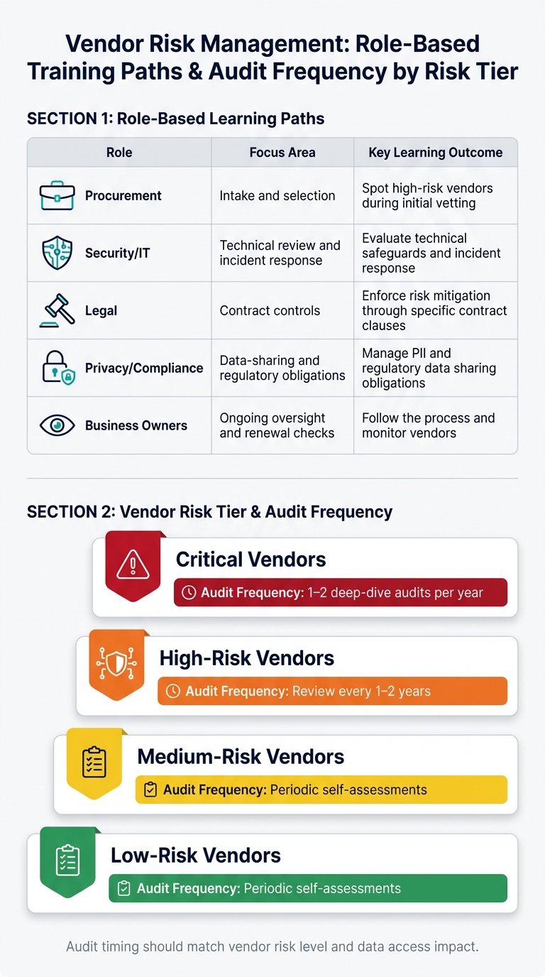 Vendor Risk Management: Role-Based Training Paths & Audit Frequency by Risk Tier