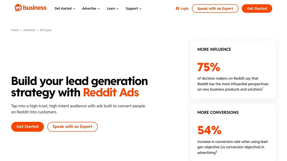 Reddit Lead Ads