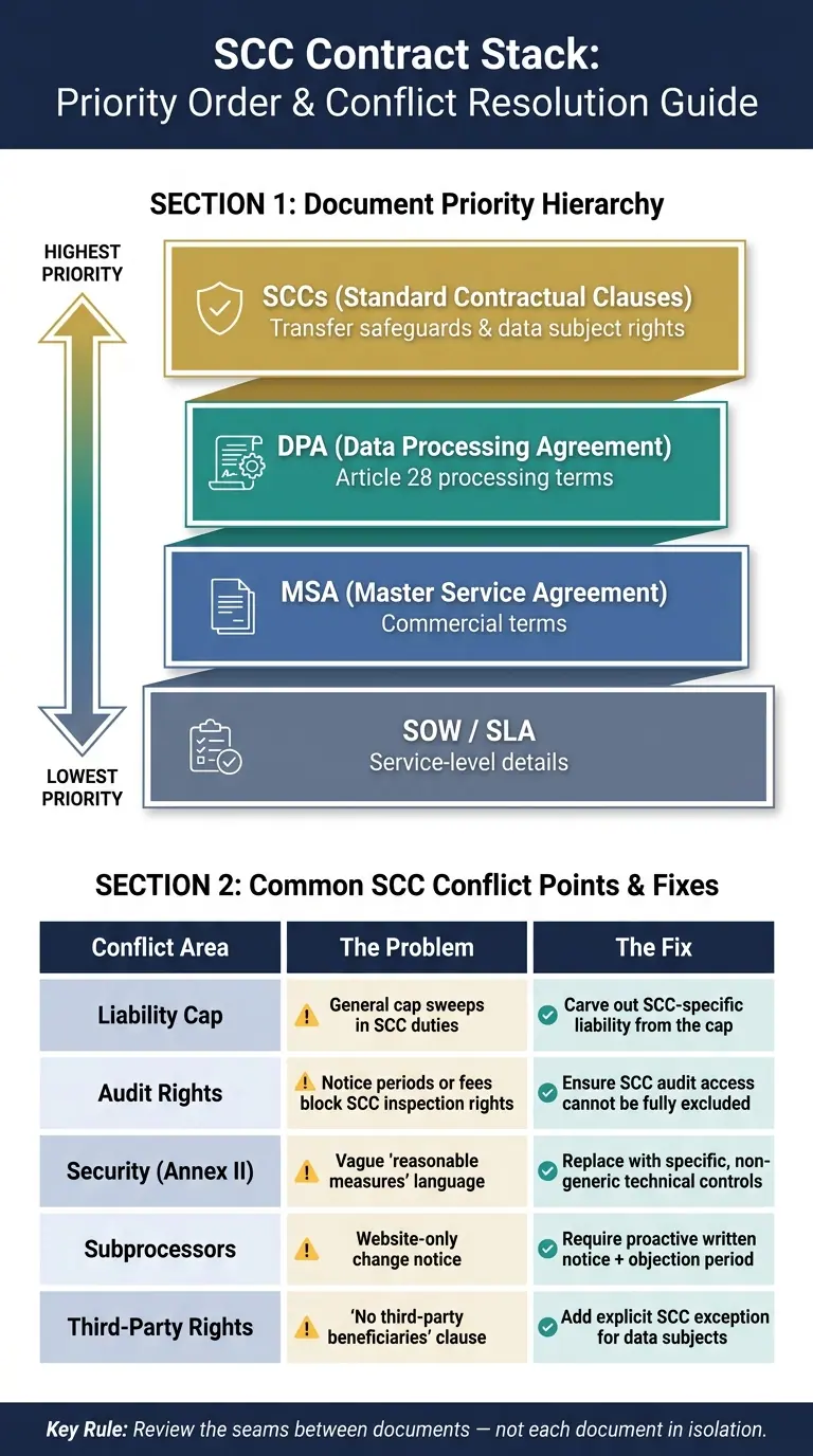 SCC Contract Stack: Priority Order & Conflict Resolution Guide