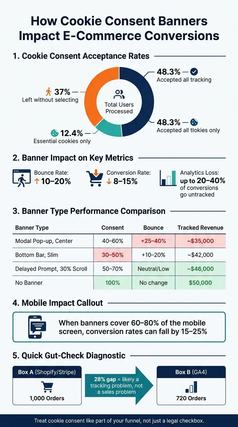 How Cookie Consent Banners Impact E-Commerce Conversions