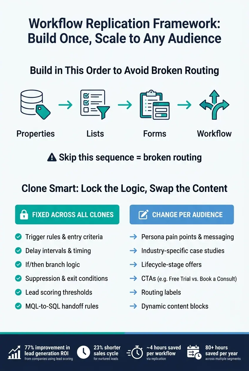 Workflow Replication Framework: Build Once, Scale to Any Audience