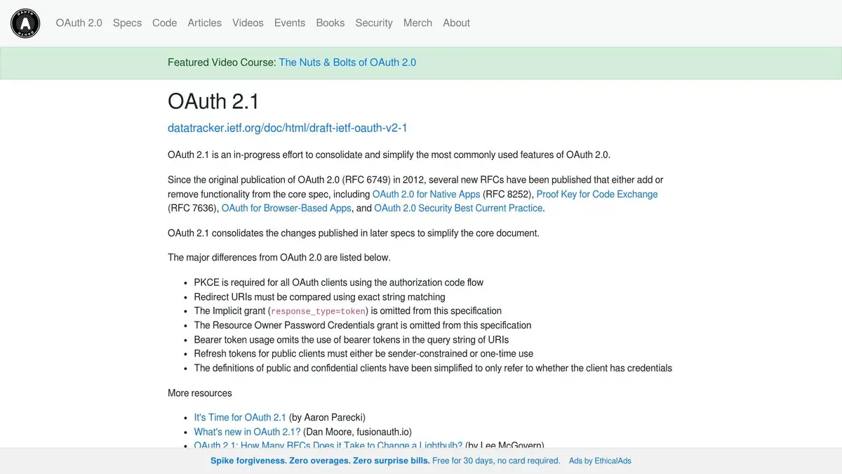 OAuth 2.1