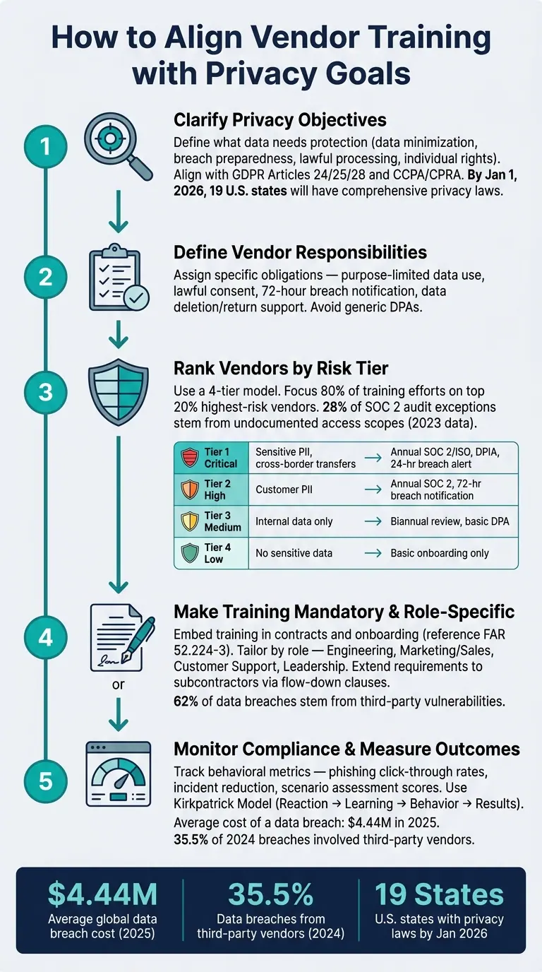 How to Align Vendor Training with Privacy Goals: 5-Step Framework