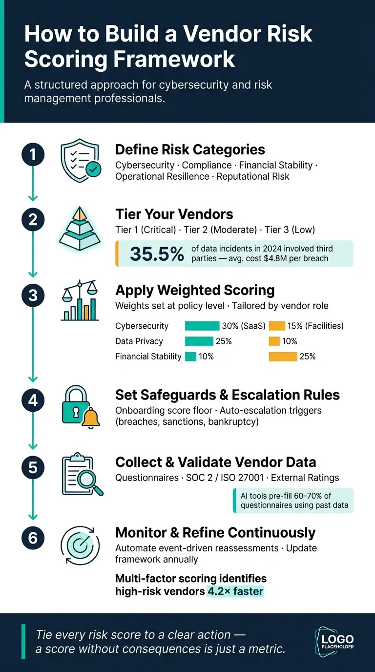 Vendor Risk Scoring Framework: 6-Step Process Guide