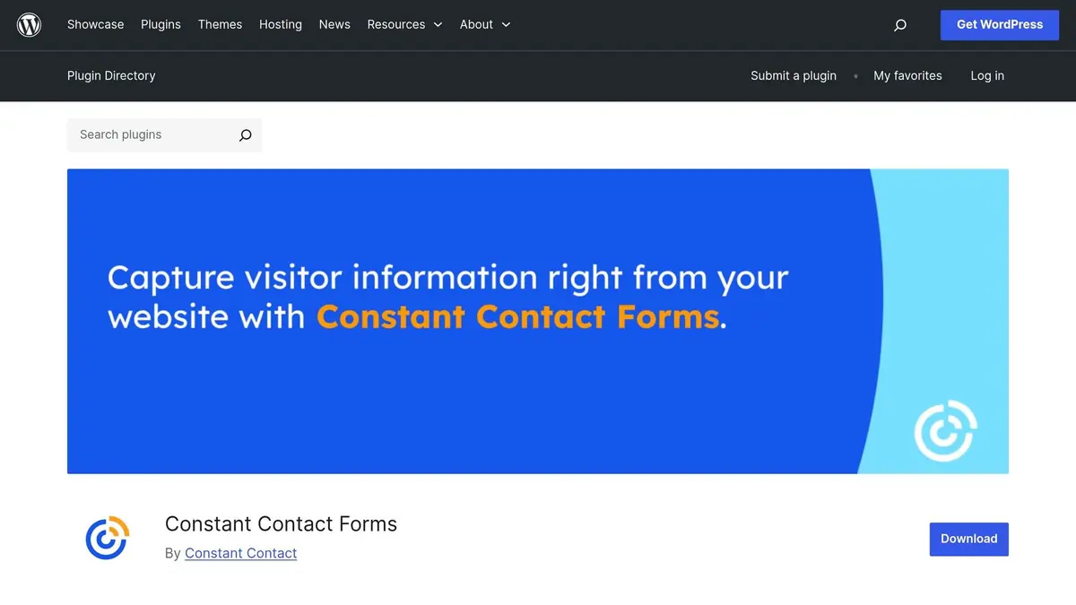 Constant Contact Forms