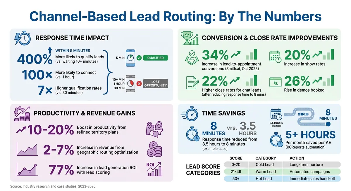 Channel-Based Lead Routing Performance Statistics and Impact