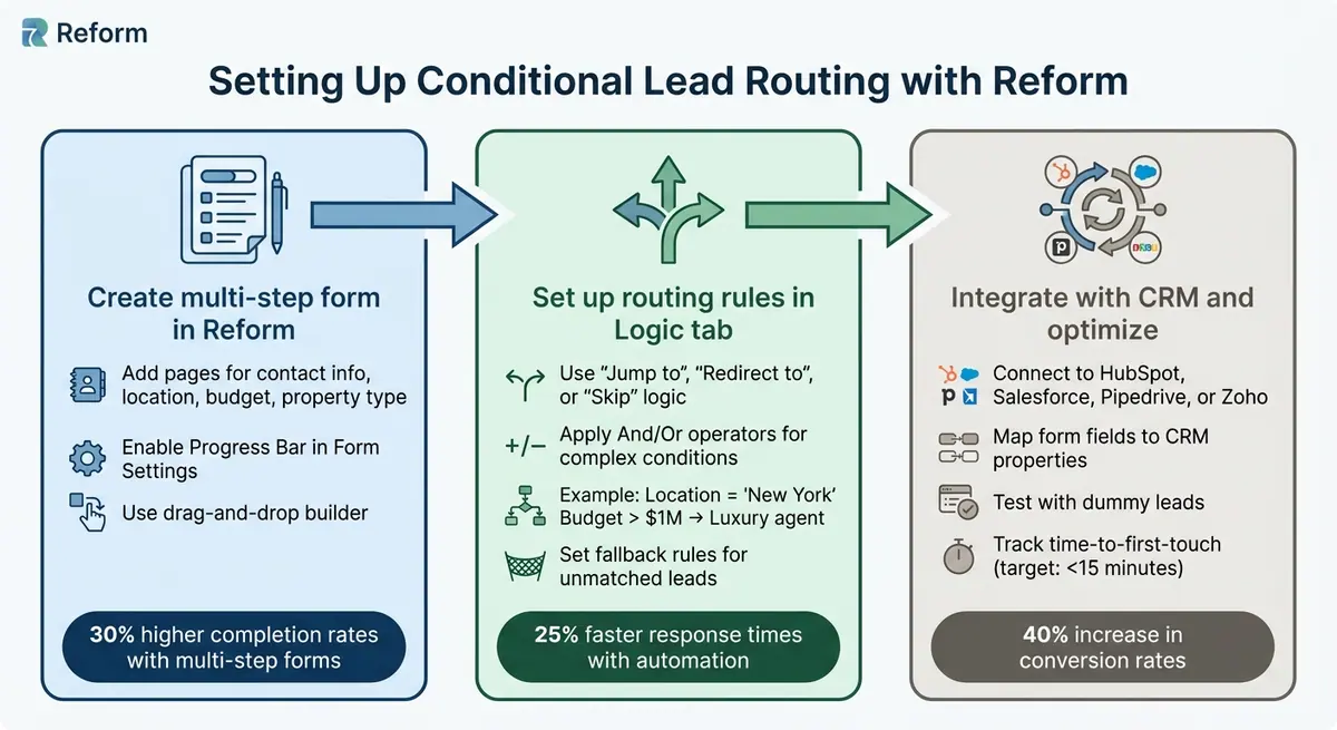 How to Set Up Conditional Lead Routing in 3 Steps
