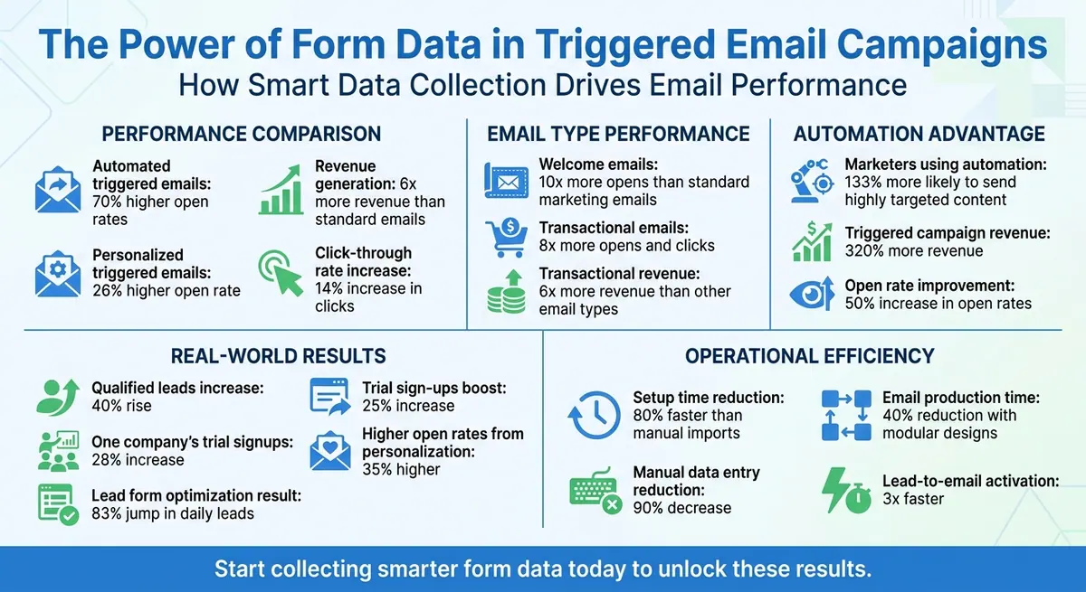 Triggered Email Campaign Performance Statistics and Impact Metrics