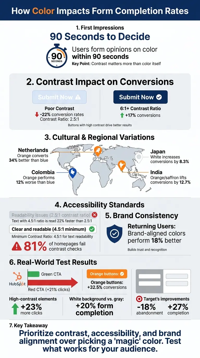 How Color Contrast and Accessibility Impact Form Conversion Rates