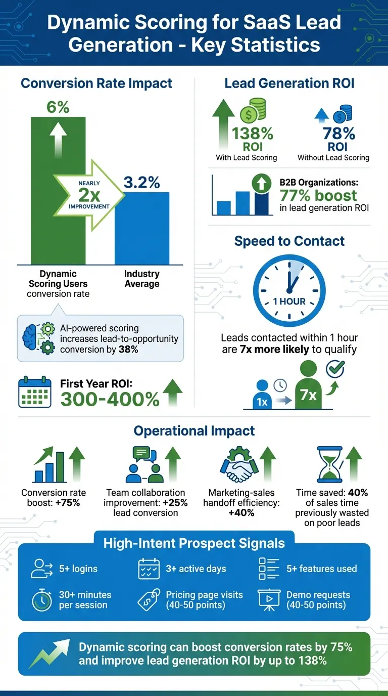 Dynamic Scoring vs Traditional Lead Generation: ROI and Conversion Rate Comparison