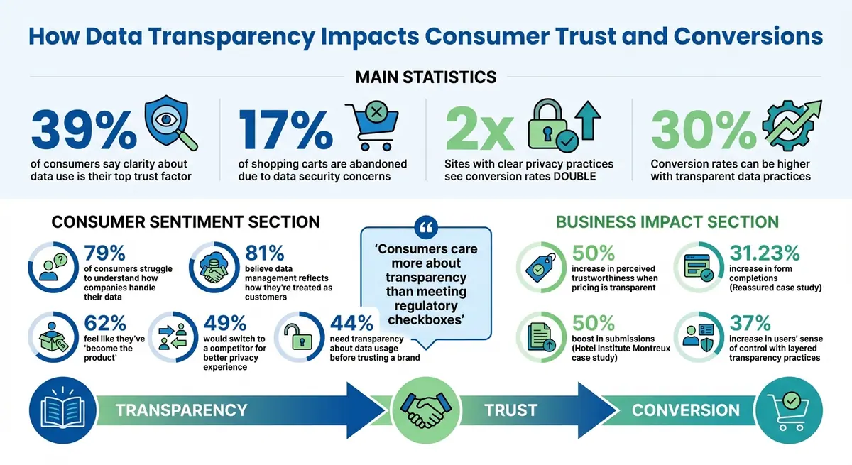 How Data Transparency Impacts Consumer Trust and Conversions