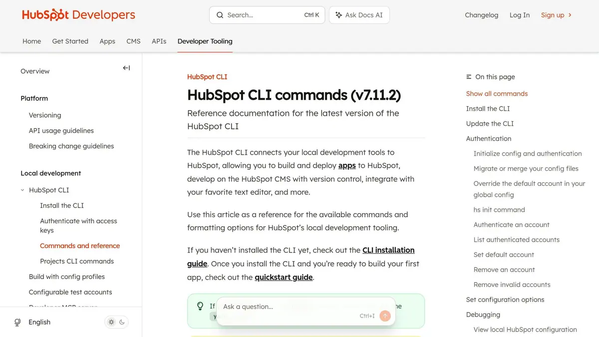 HubSpot CLI