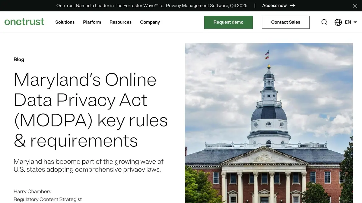 Maryland Online Data Privacy Act