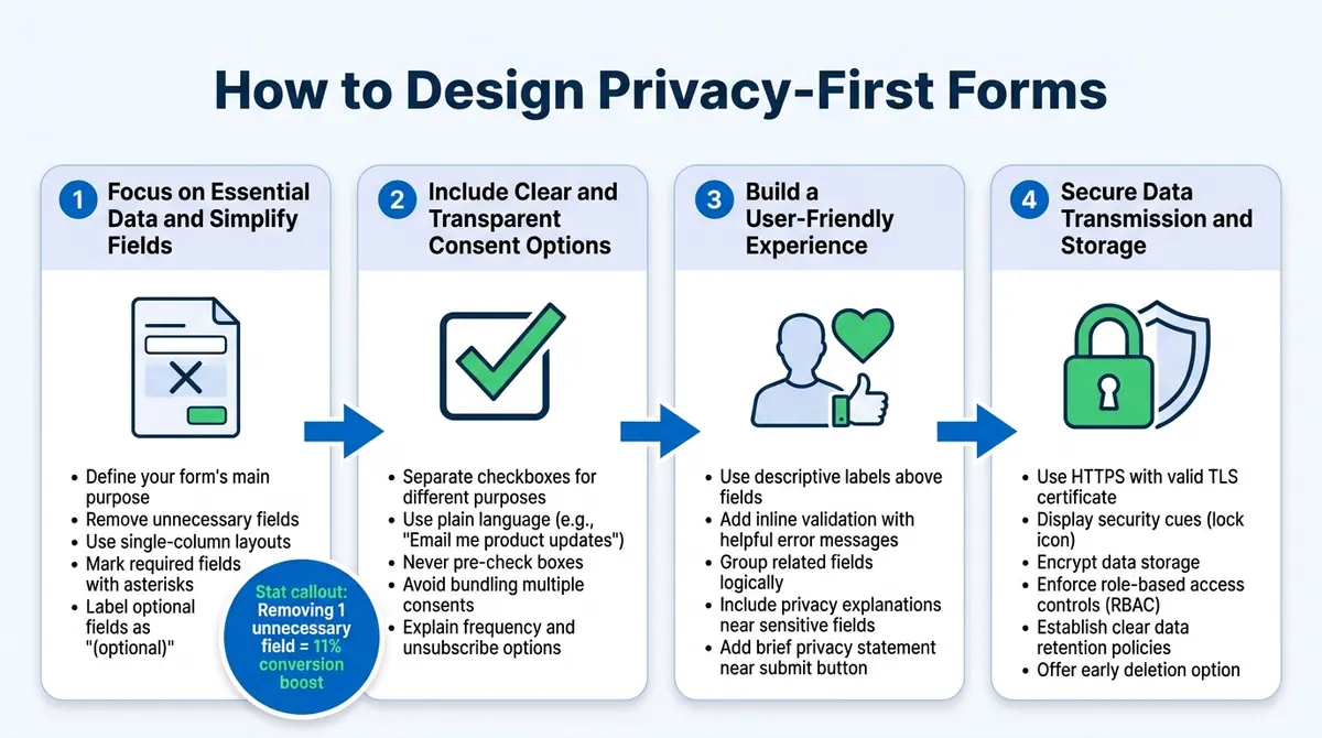 4-Step Guide to Designing Privacy-First Forms