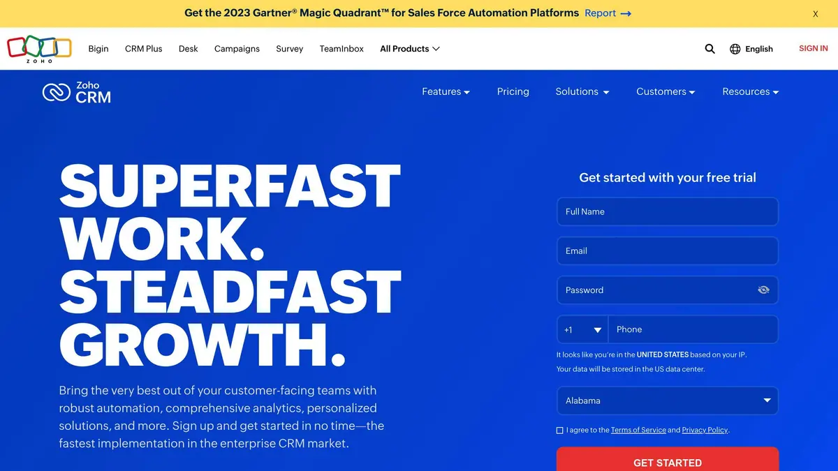 Zoho CRM