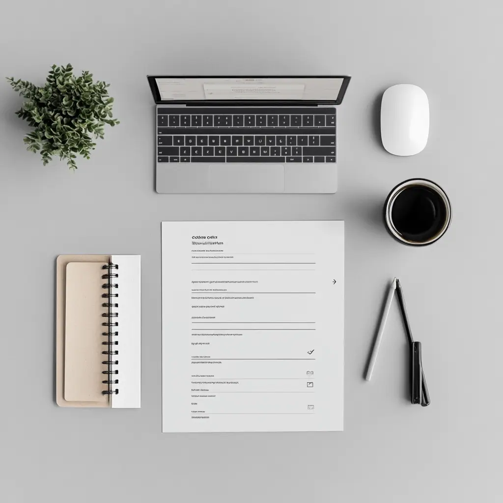 A visually appealing minimalist contact form layout designed for optimal user experience.