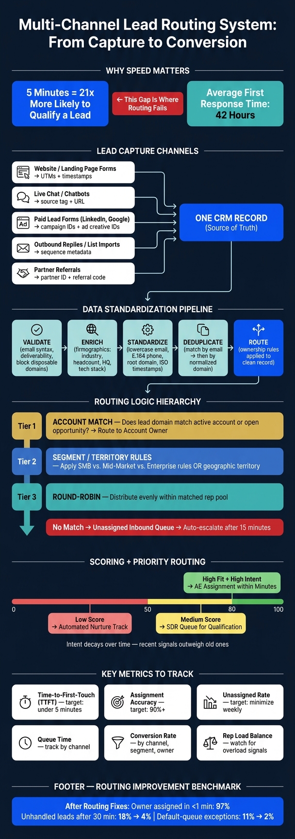 Multi-Channel Lead Routing: Clean Intake to Closed Deal