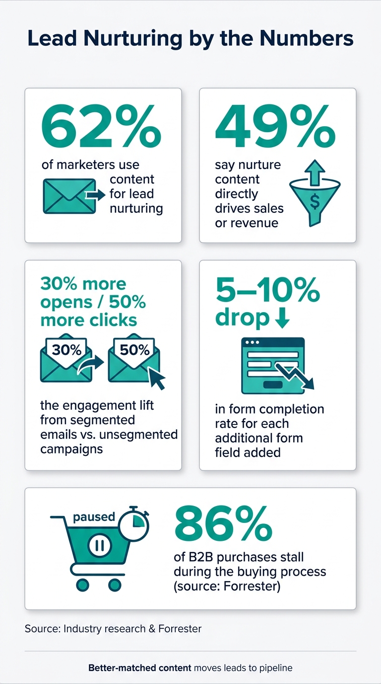 Lead Nurturing by the Numbers: Key Stats Every Marketer Needs