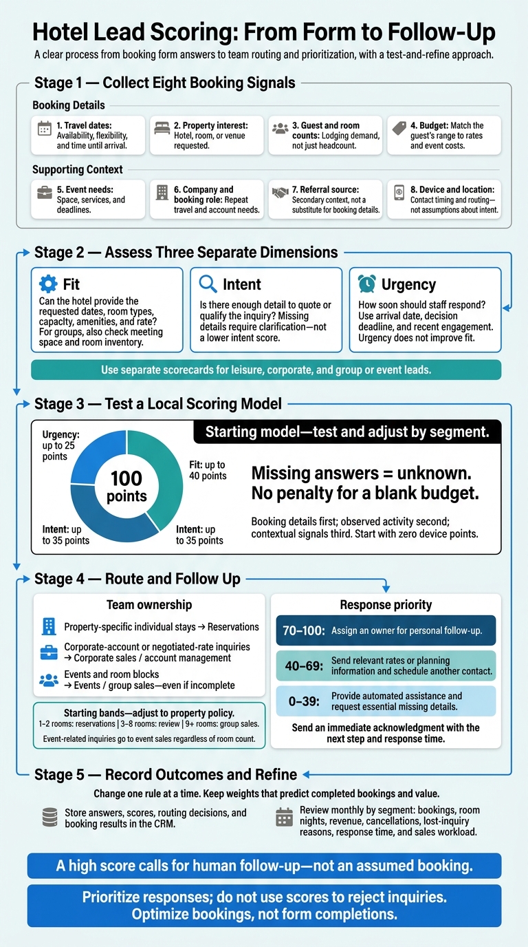 Hotel Lead Scoring: From Form to Follow-Up
