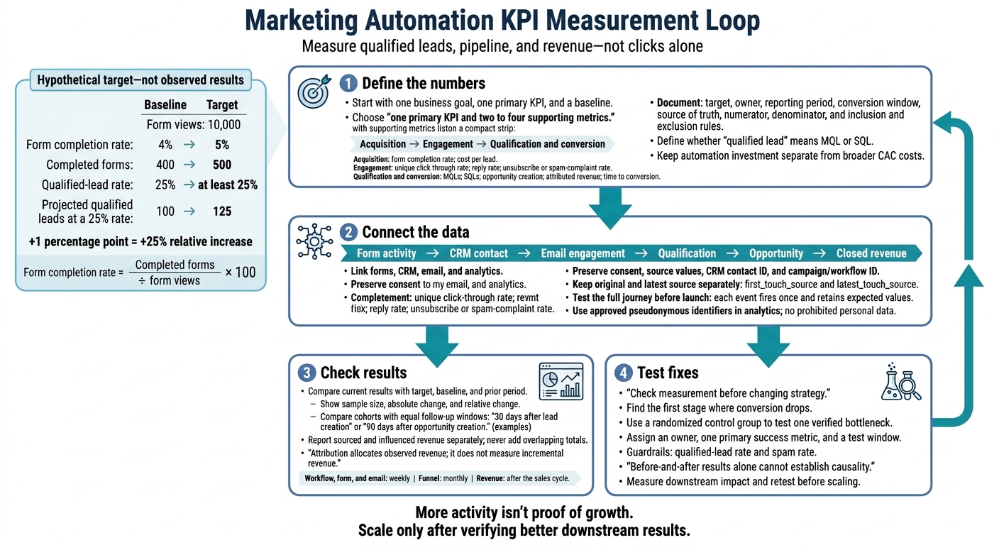 Marketing Automation KPI Measurement Loop
