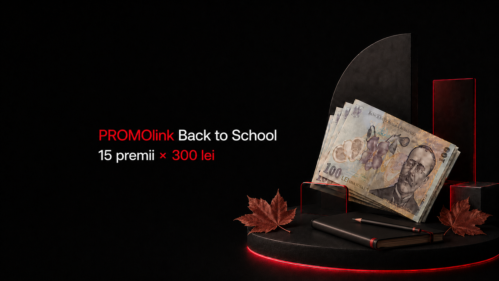 Începe toamna cu premii la Credilink! În perioada 1–30 septembrie 2026, clienții noi care solicită și obțin un credit Credilink pot câștiga unul dintre cele 15 premii în bani, în valoare de 300 lei fiecare.