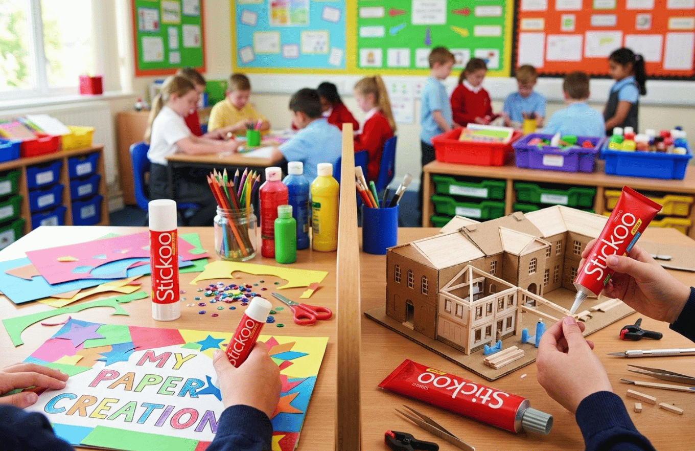 Stick vs Tube: The Difference Explained When Choosing the Best Glue for School Projects in Pakistan Samad Rubber Works