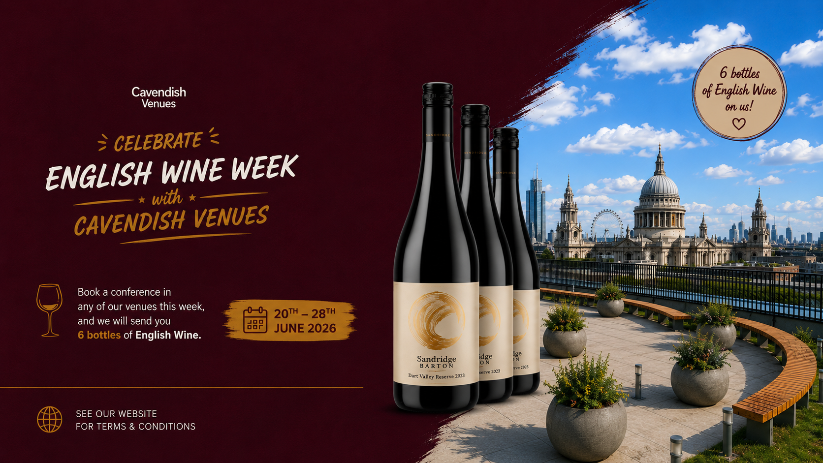 Celebrate English Wine Week with a Sustainable Conference Venue in London 