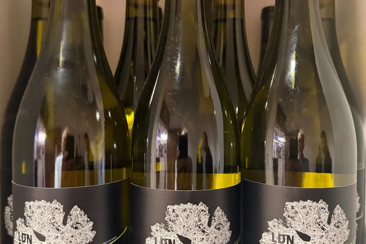 London Cru English wine served as part of sustainable event catering in London