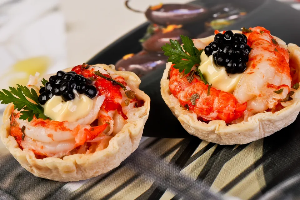Canapes prepared by City Canape Company for a London drinks reception