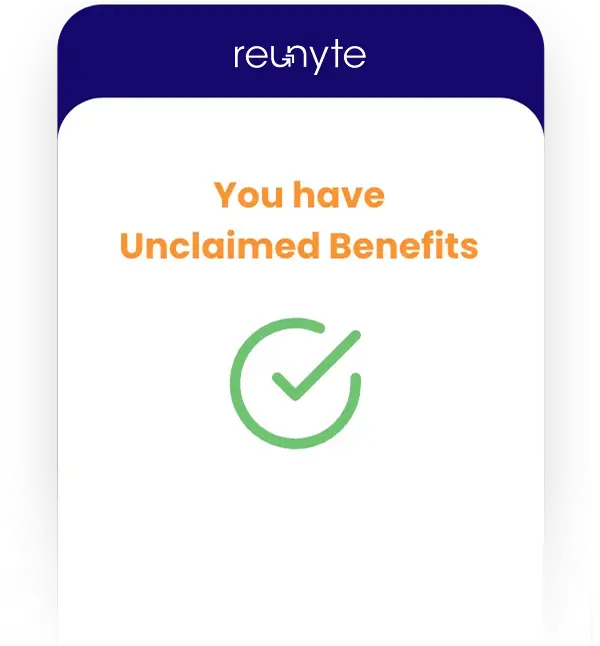 You have unclaimed benefits