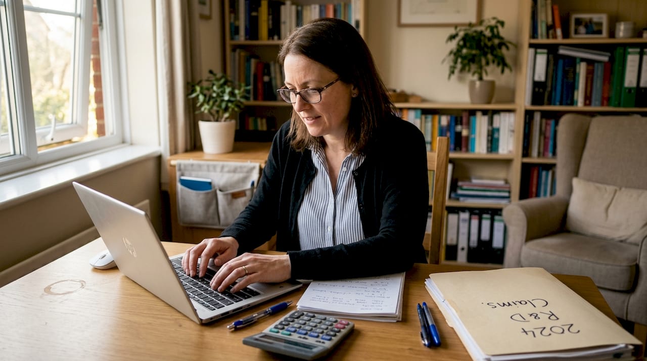 Accountant working on RD claim submissions